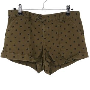 Jack Wills Green Polka Dot Green Shorts